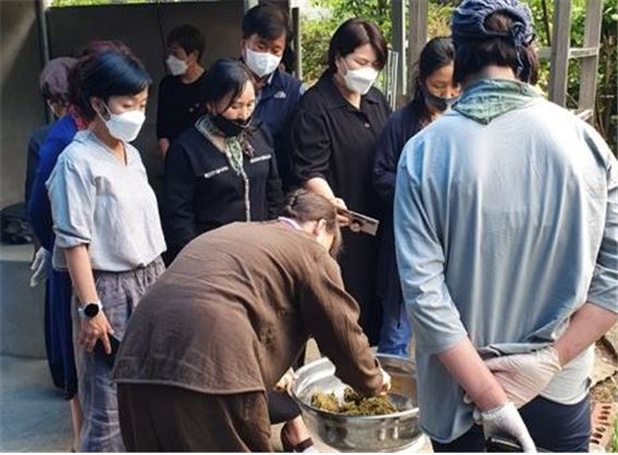 장흥 전통 발효차 청태전 교육