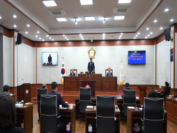 장흥군의회, 제294회 임시회 폐회